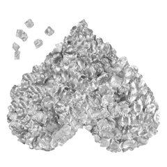500pc Silver Rose Petals, Artificial Flower Petals Fake Rose, Silver Artificial Silk Rose Petals for Wedding, Proposal
