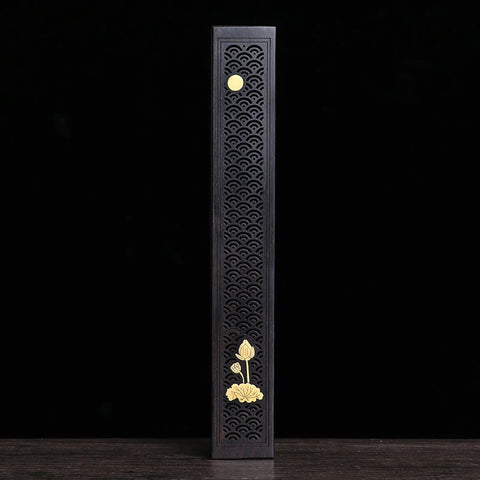 Handmade Creative Wood Aromatherapy Incense Stick Holder Hollow Incense Burner Wood Censer Box Wood Carving Crafts Chinese Gift