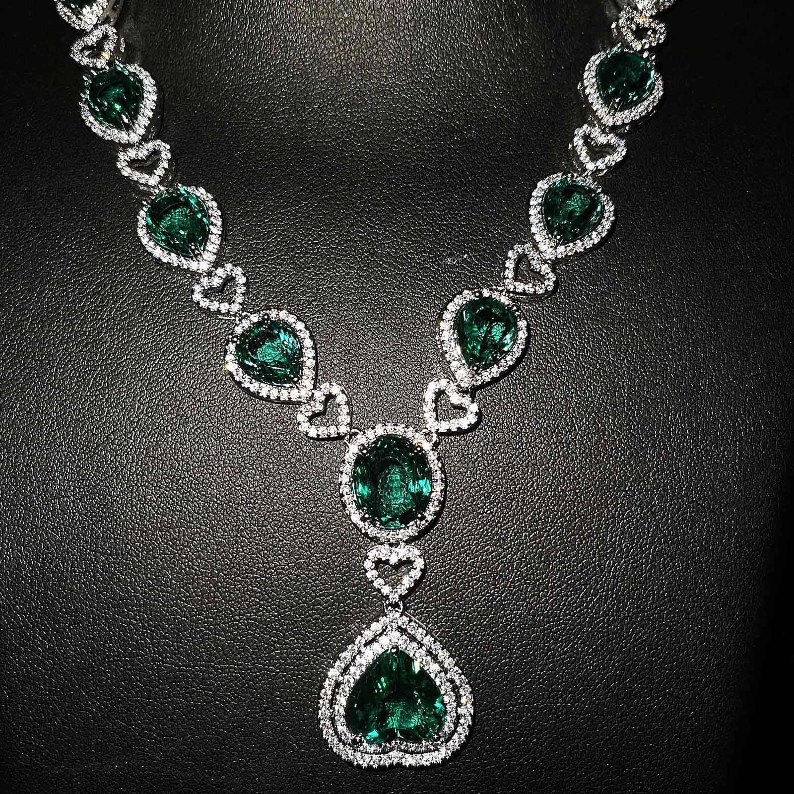 TITANIC Heart of the Ocean Necklaces for Women Romantic Crystal Chain Pendant Necklaces Bracelets Valentine's Day Jewelry Gift