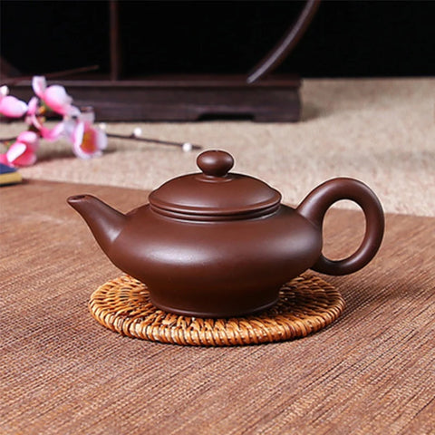 Yixing Purple Clay Pot Pure Handmade Small Teapot Washing Can Filter Teapot Kung Fu Tea Set Chinese Tea Ceremony Drinking Set