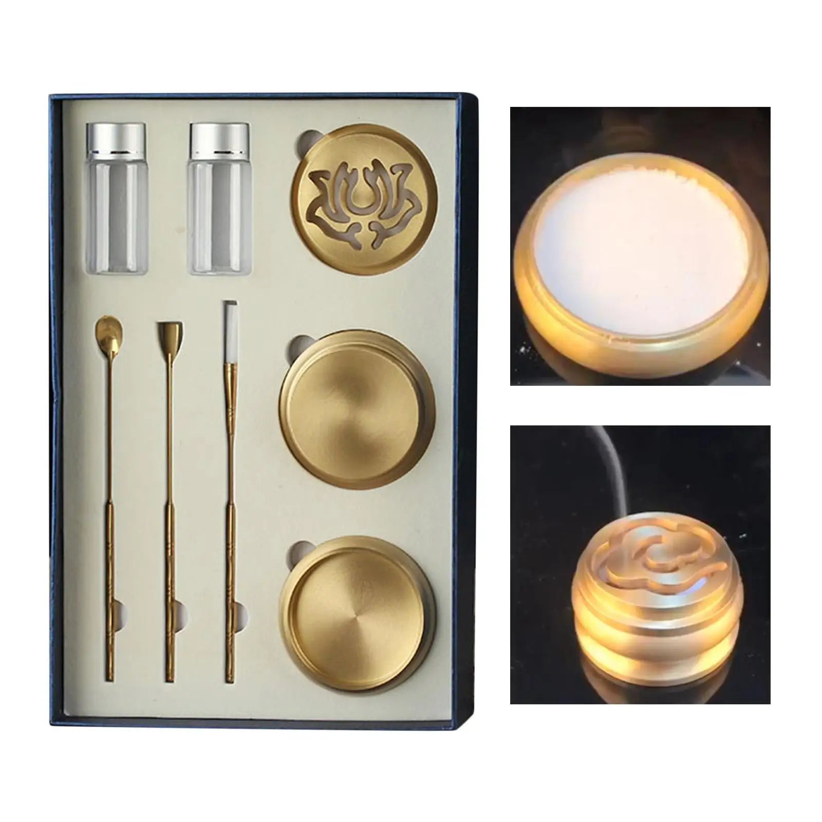 Brass Incense Making Kit Professional Pure Copper Incense Road Introductory Set