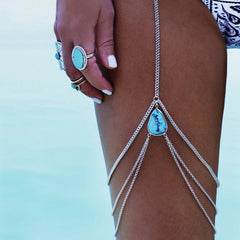 New Fashion Bohemian Body Chain women legs chain Waist Csexy hain sexy Beach Body jewelry chains Vacation gift Jewelry B1037