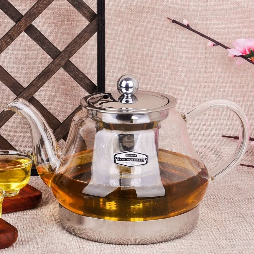 Heat Resistant Glass Teapot Electromagnetic Furnace Multifunctional Teapot Induction Cooker Kettle