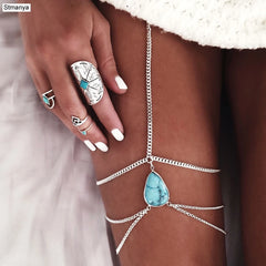 New Fashion Bohemian Body Chain women legs chain Waist Csexy hain sexy Beach Body jewelry chains Vacation gift Jewelry B1037