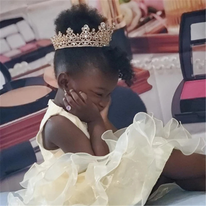 Royal Crystal King Crown Bride Tiaras and Crowns Queen Hair Jewelry Pageant Prom Diadem Headpiece Bridal Head Accessories