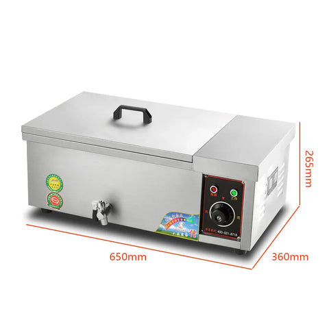 12L 3000W Electric Fryer Stainless Steel French fries Chicken Frying Machine Commercial Food Turkey Deep Fryer