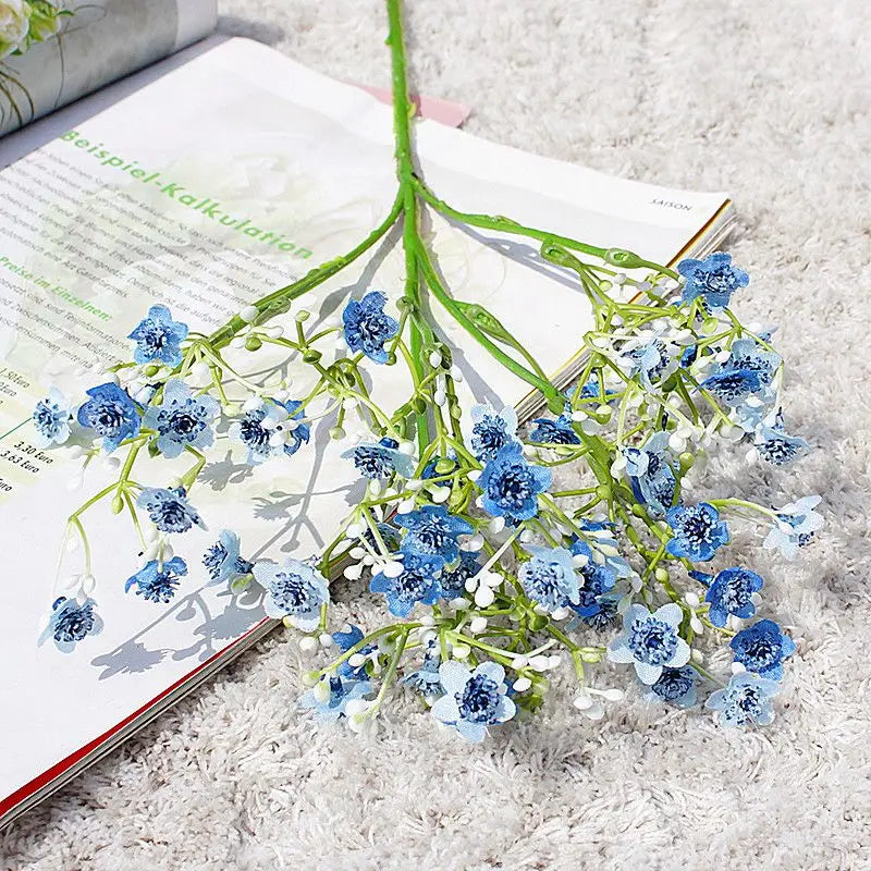 Artificial Flower Gypsophila Festival Party Wedding Bride Bouquet Outdoor Garden Garland Home Vase Table Handmade Diy Gift Decor