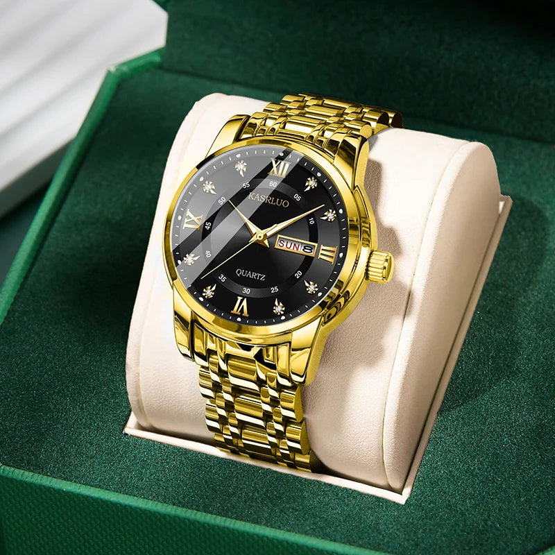 Men's Watches New Practical Gifts for Boyfriend HusbandFashionable Versatile Light Luxury Business Casual Luminous quartz watch