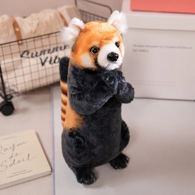 Animals to Thank for Blessing Plush Toys Red Panda Otter Short-Tailed Kangaroo Sea Otter Plush Animals Lifelike Bless Luck Gifts