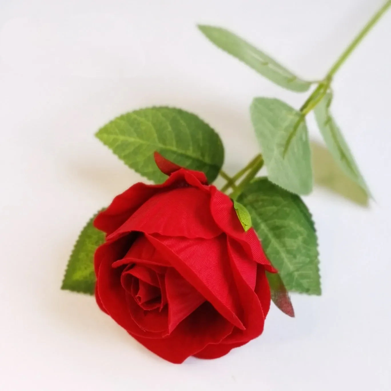 Beautiful 5pcs/lot Blue Artificial Rose Flowers Silk Long Branch Bouquet for Wedding Party Valentine's Day Decoration Bride Home