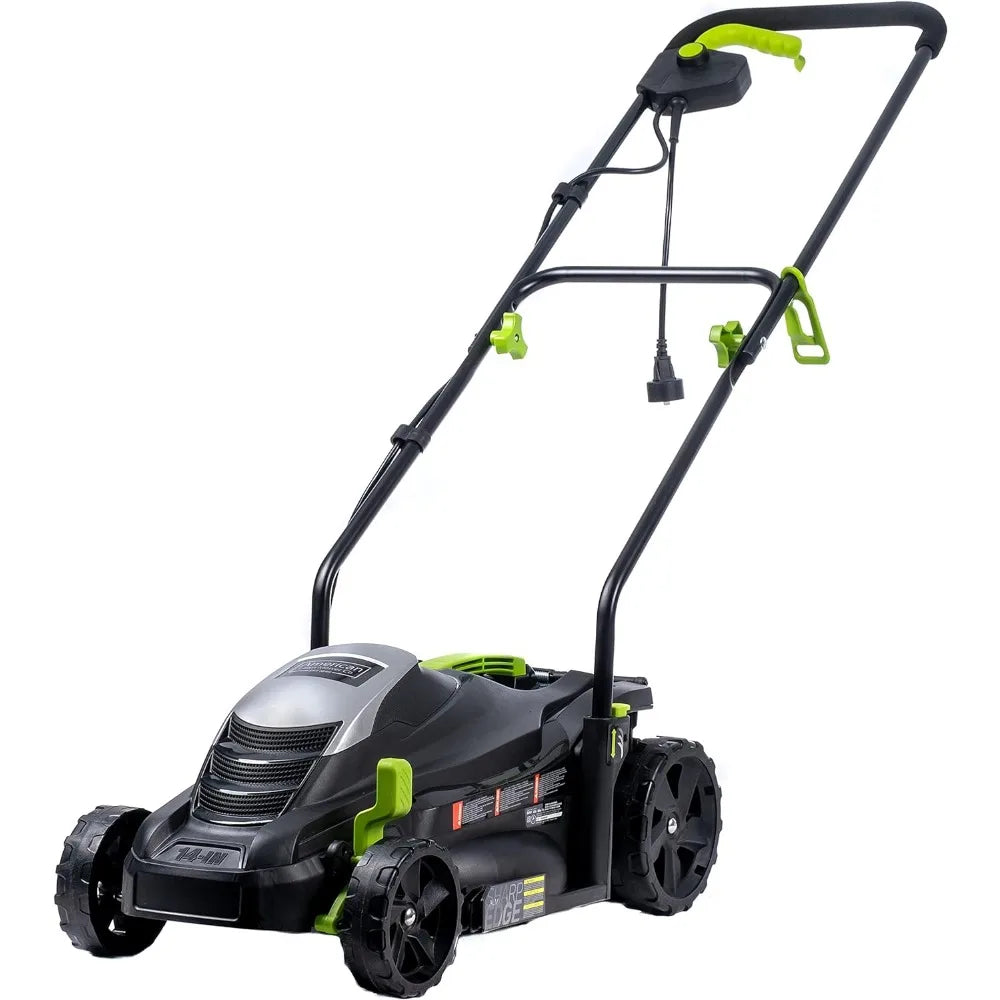 50514 14" 11-Amp Corded Electric Lawn Mower, Black