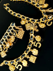 Stylish vintage style High quality luxury necklace, bracelet and brooch jewelry set for women's wedding anniversary party gifts