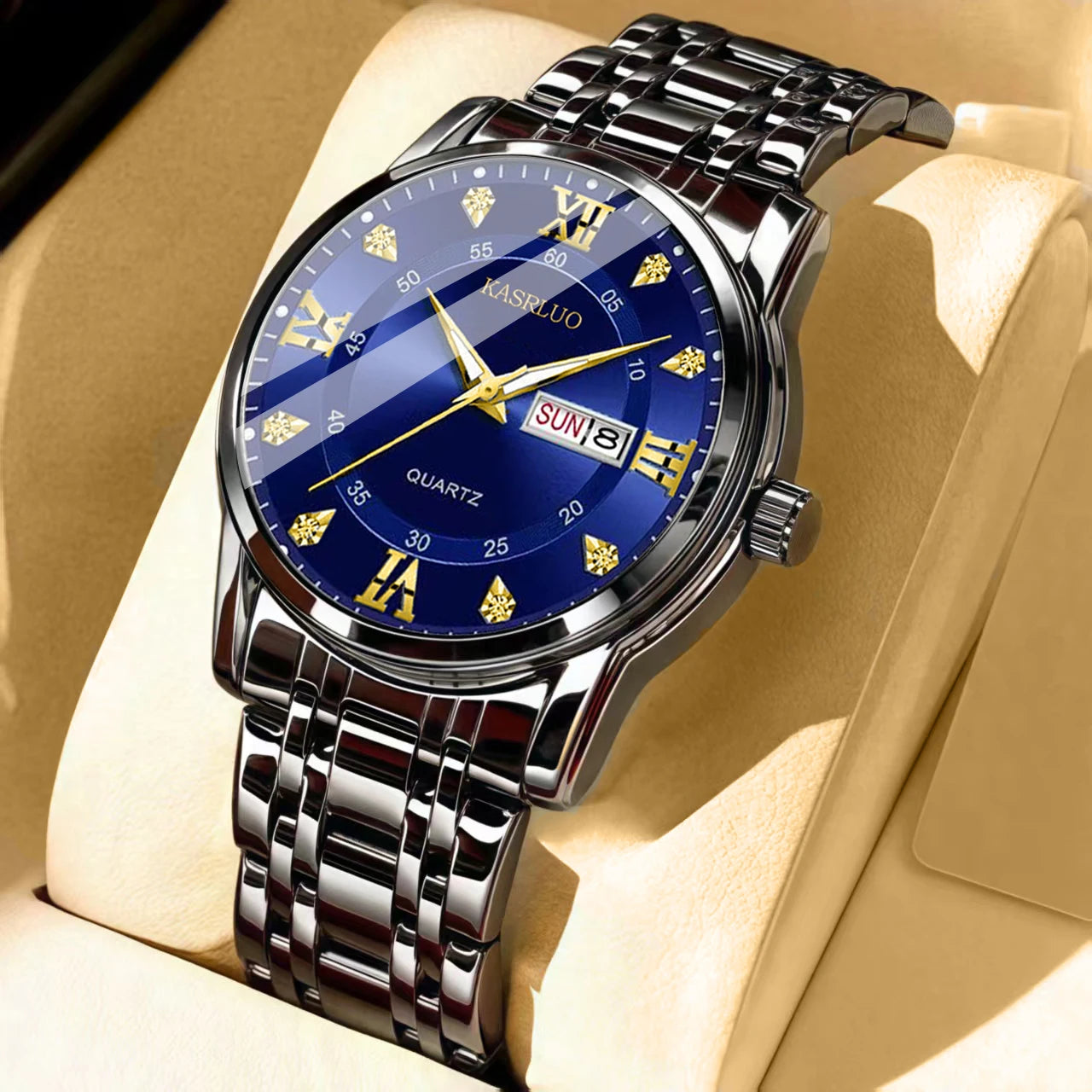 Men's Watches New Practical Gifts for Boyfriend HusbandFashionable Versatile Light Luxury Business Casual Luminous quartz watch