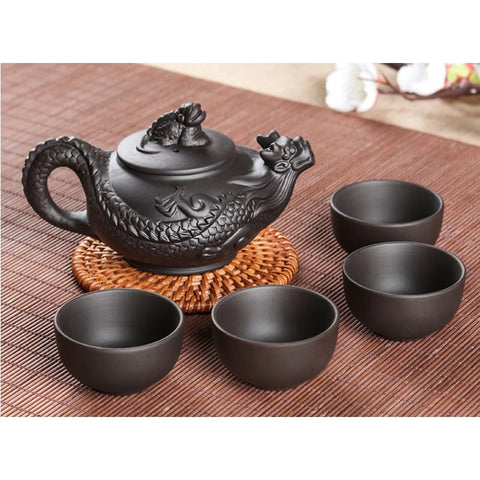 New Arrival Purple Clay Teapot 100ml Yixing Porcelain Kung Fu Tea Pot Set Teapots Chinese Handmade Zisha Ceramic Sets Kettle