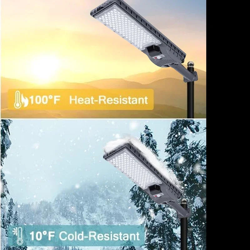 Upgraded Super Bright Solar Garden Light Outdoor Solar Lamp Motion Sensor High Powered Street Spotlights Outdoor Lighting