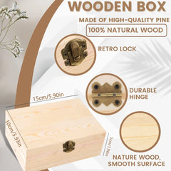 Wooden Personalised Floral Wedding Memory Box Wedding Keepsake Boxes Gift for Bride and Groom Custom Name Unique Gift Idea