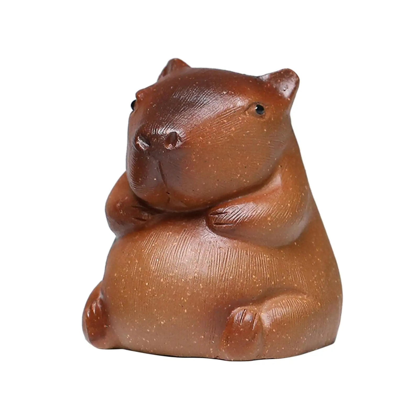 Tea Pet Ornaments Accessories Cute Capybara Tea Pet for Tea Lovers Yoga Room