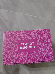 Cartoon Tea Set Teapot Sugar Bowl Pot Set Coffee Cup Kettle for Friend Gift