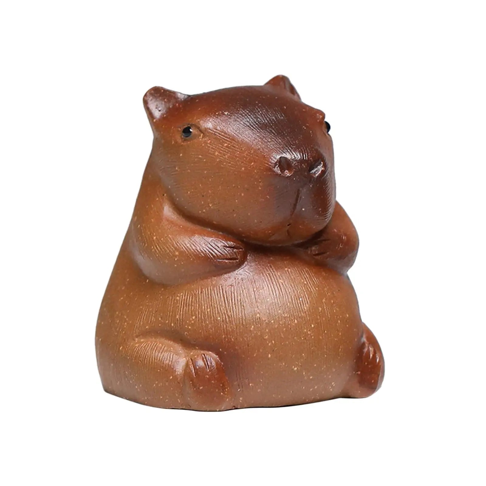 Tea Pet Ornaments Accessories Cute Capybara Tea Pet for Tea Lovers Yoga Room