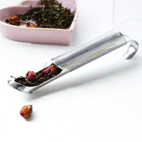 Tea Filter Pipe Shape Loose Leaf Diffuser Tea Strainer Steel tea Infuser Teapot Accessories Kitchen Utensils Kitchen Accessories