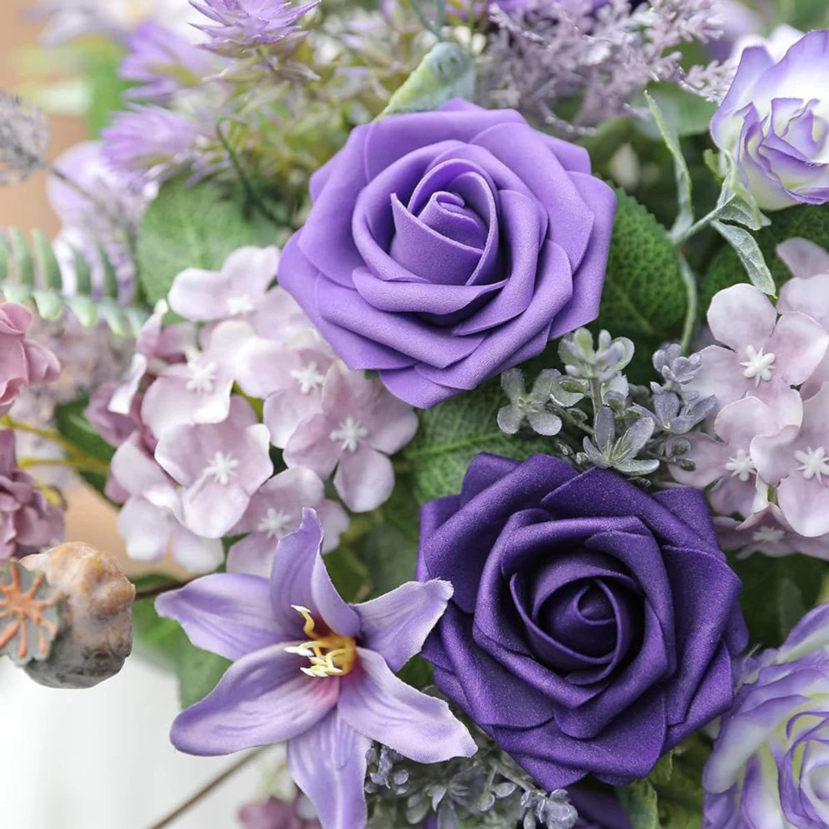 Artificial Flowers Rose Fake Flower   Decor Party Garden Wedding Marriage Decoration Bouquet Garland DIY Gift Accessories Wreath