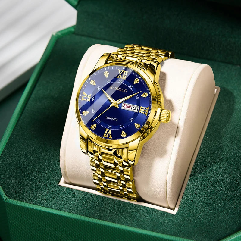 Men's Watches New Practical Gifts for Boyfriend HusbandFashionable Versatile Light Luxury Business Casual Luminous quartz watch