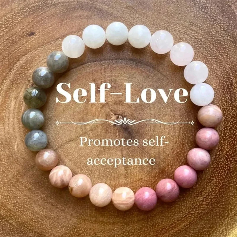 6 Dad Gifts from Son Natural Stone Bracelet Women Men Attract Good Luck Money Health Green Malachite Tiger Eye Beads Bangles