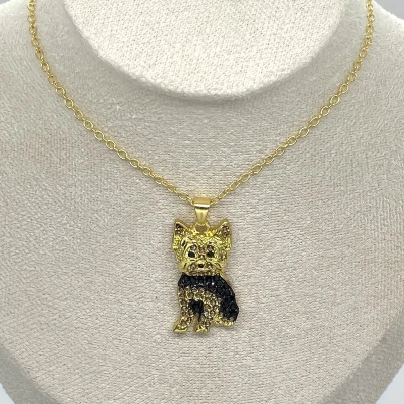 Exquisite Lovely Royal York Pendant Necklace for Women Children Cute Pet Puppy Birthday Gifts Jewelry Accessory