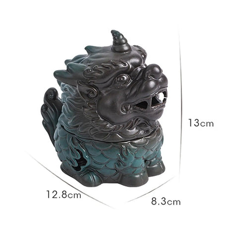 Censer Burner Chinese Styles Feng Shui Ornament Display Piece Tea Home Decoration Statue Decoration Craft Indoor Incense Stove