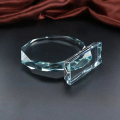 Crystal Glass Trophy Blank Crystal Trophy Medal Graduation Season Commemorative Ornaments Company Awards Octagonal decoration