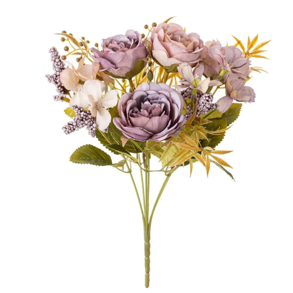 1/3pcs Silk Artificial Flowers Roses Peony Wedding Bridal Bouquets Home Outdoor Garden Arch Diy Gifts Festival Table Decorations