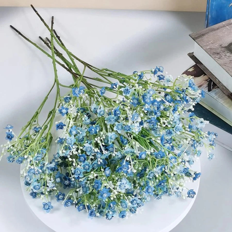 Artificial Flower Gypsophila Festival Party Wedding Bride Bouquet Outdoor Garden Garland Home Vase Table Handmade Diy Gift Decor