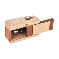 Wooden Music Box  Camera Design Classical Melody Birthday Christmas Festival Musical Gifts Home Office Decoration Crafts