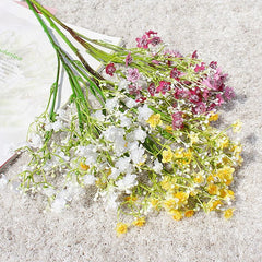 Artificial Flower Gypsophila Festival Party Wedding Bride Bouquet Outdoor Garden Garland Home Vase Table Handmade Diy Gift Decor
