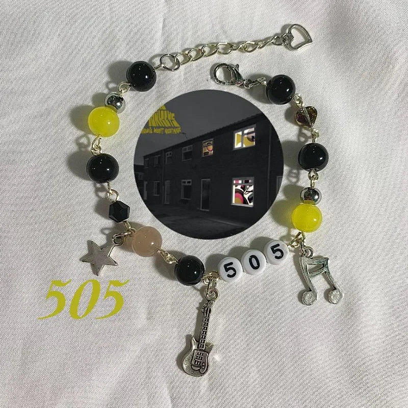 Handmade 505 beaded bracelet cute jewelry