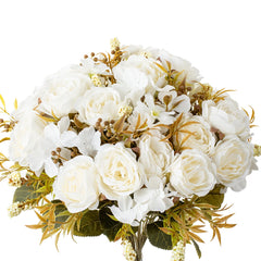 1/3pcs Silk Artificial Flowers Roses Peony Wedding Bridal Bouquets Home Outdoor Garden Arch Diy Gifts Festival Table Decorations