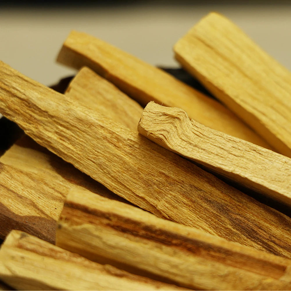 50pcs Palo Santo Natural Incense Sticks Wooden Smudging Stick Aromatherapy Burn Wooden Sticks for Purifying Cleansing