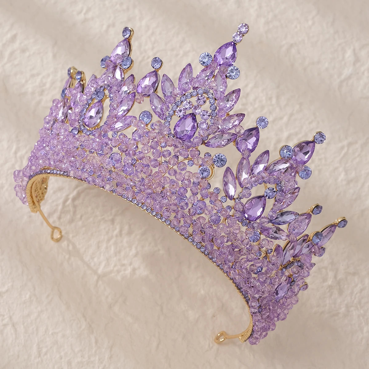 Luxury  Zircon Wedding Crown Bridal Headwear Brithday Party Crystal Rhinestone Headband Handwork Headpiece for Women Tiaras