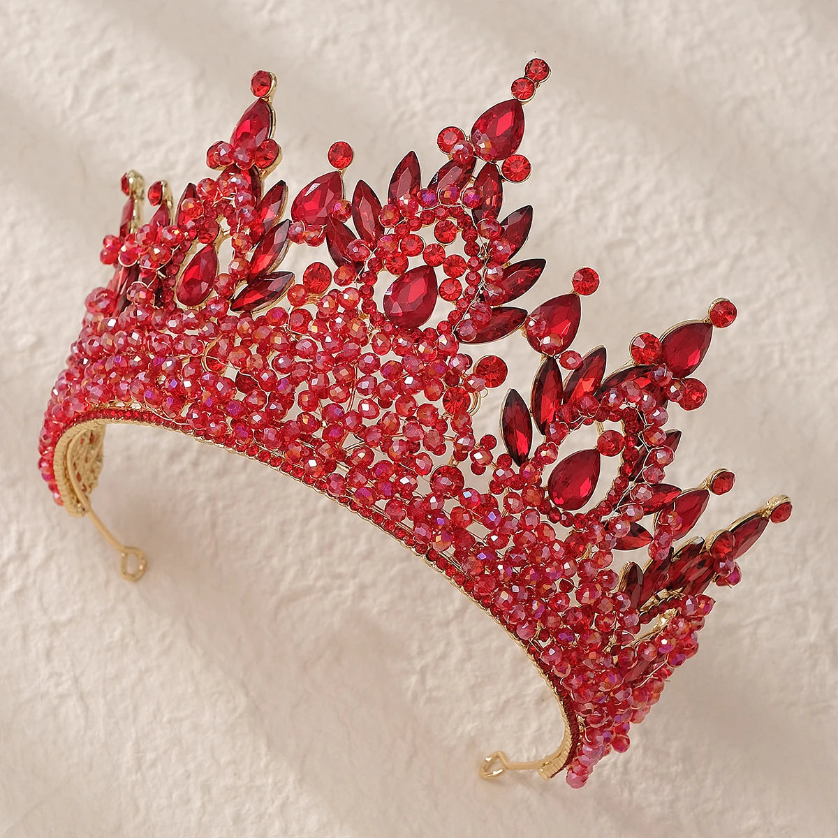 Luxury  Zircon Wedding Crown Bridal Headwear Brithday Party Crystal Rhinestone Headband Handwork Headpiece for Women Tiaras