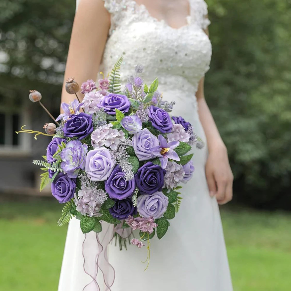 Artificial Flowers Rose Fake Flower   Decor Party Garden Wedding Marriage Decoration Bouquet Garland DIY Gift Accessories Wreath