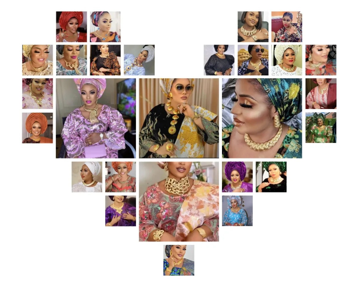 New Fashion Trendy Women Jewelry Set Brazilian Gold-Plated African Wedding Bridal Big Flower Pendant Necklace Gifts FHK18838