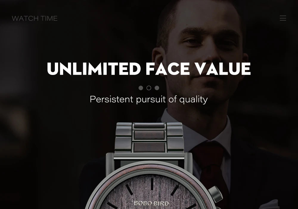 BOBO BIRD Wood Men Watch Relogio Masculino Top Brand Luxury Stylish Chronograph Military Watches Timepieces in Wooden Gift Box