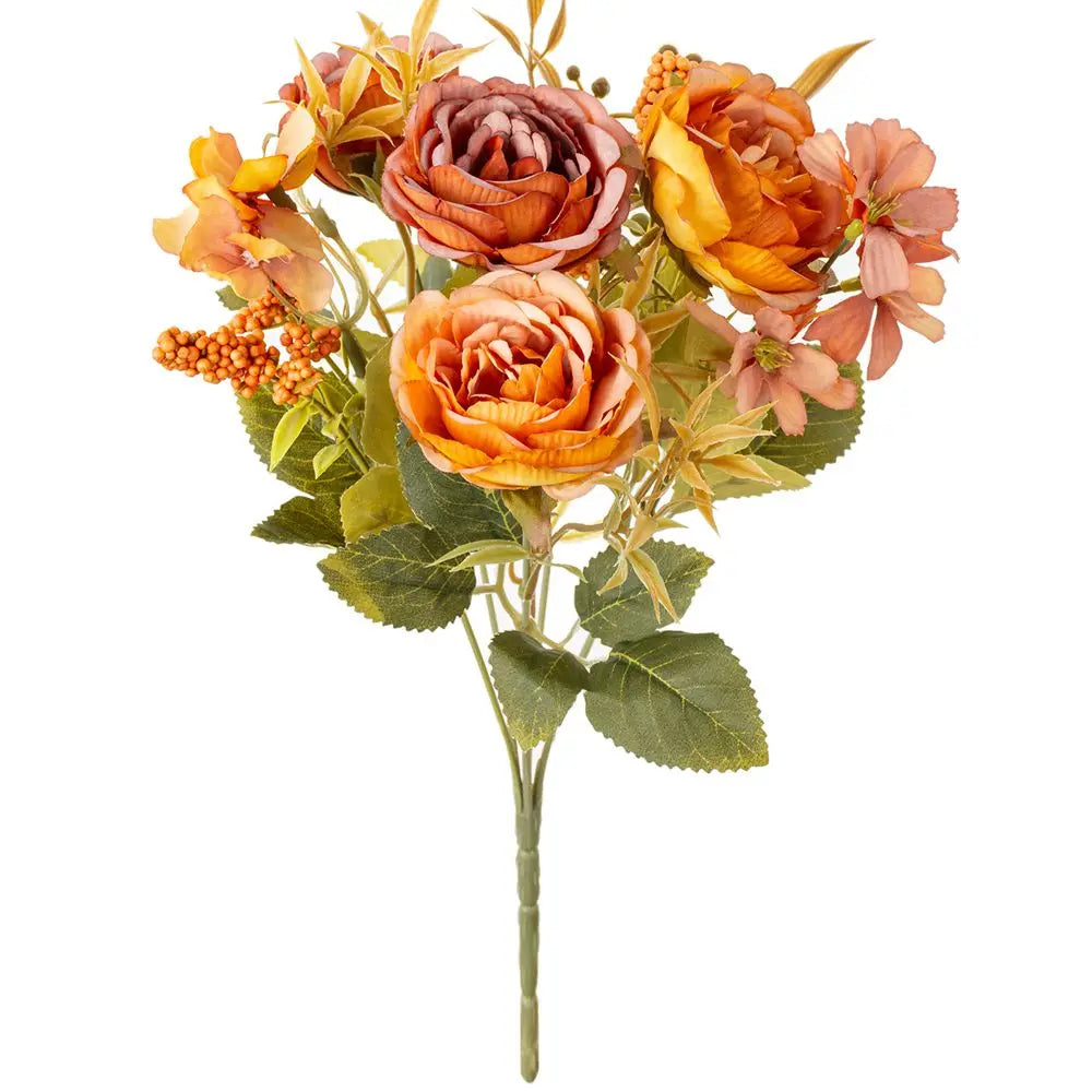 1/3pcs Silk Artificial Flowers Roses Peony Wedding Bridal Bouquets Home Outdoor Garden Arch Diy Gifts Festival Table Decorations