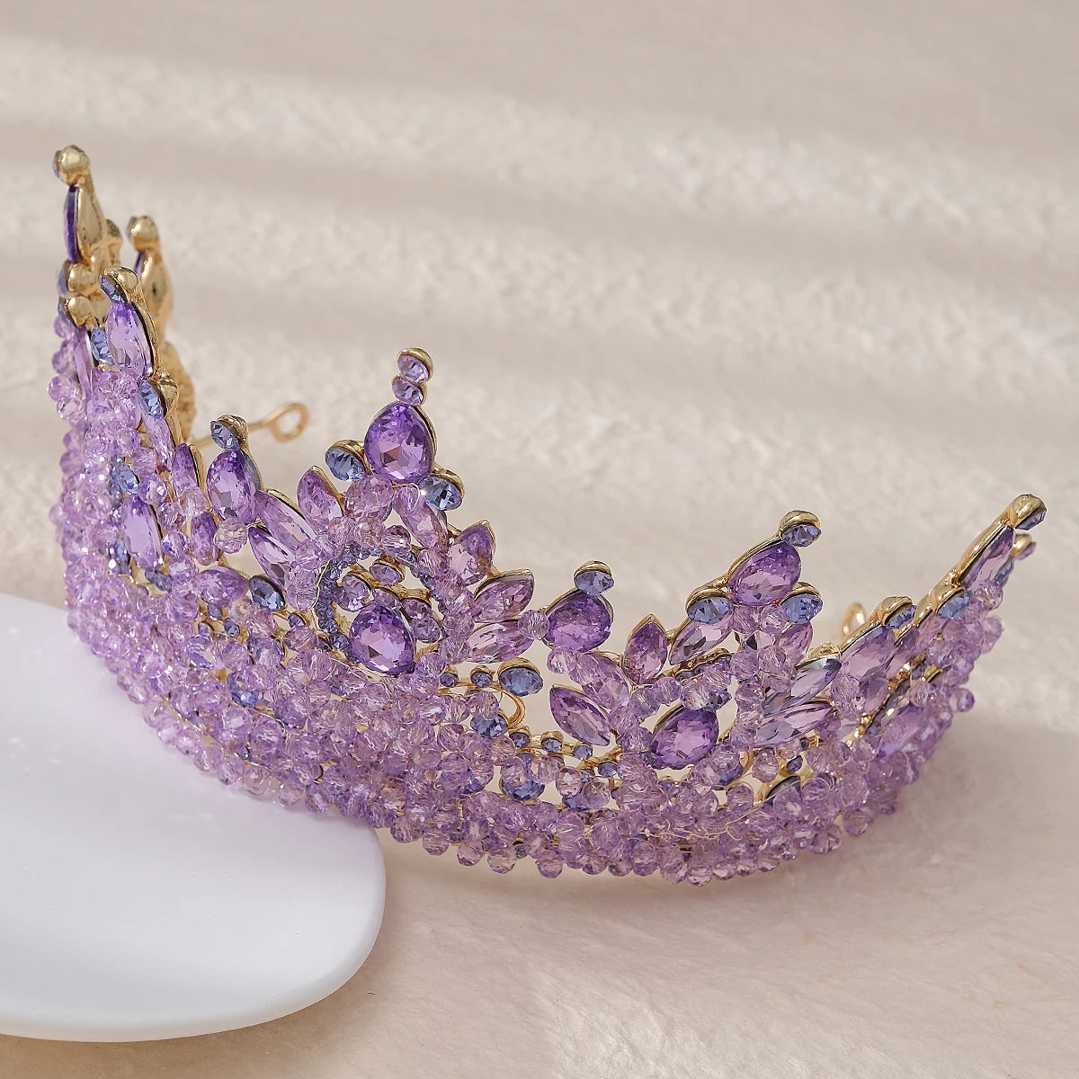 Luxury  Zircon Wedding Crown Bridal Headwear Brithday Party Crystal Rhinestone Headband Handwork Headpiece for Women Tiaras