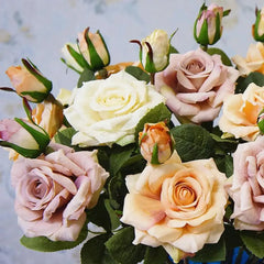 Artificial Flowers Big Silk Pink Roses New Beautiful Branch Vases for Decoration Home Wedding Retro Autumn Fake Plants Festival