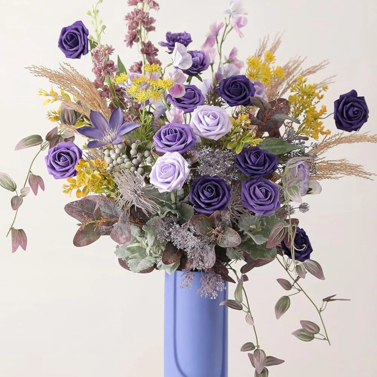 Artificial Flowers Rose Fake Flower   Decor Party Garden Wedding Marriage Decoration Bouquet Garland DIY Gift Accessories Wreath