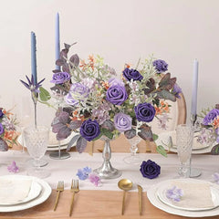 Artificial Flowers Rose Fake Flower   Decor Party Garden Wedding Marriage Decoration Bouquet Garland DIY Gift Accessories Wreath