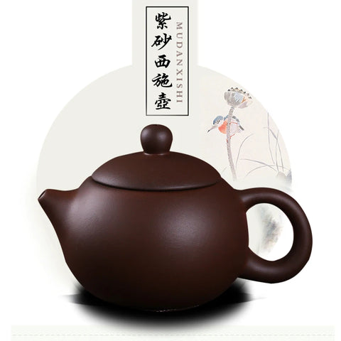 Chinese Handmade Zisha Kungfu Pot Purple Clay Tea Cup Xishi Hu Tea Pot Zisha Clay Gongfu Teapot