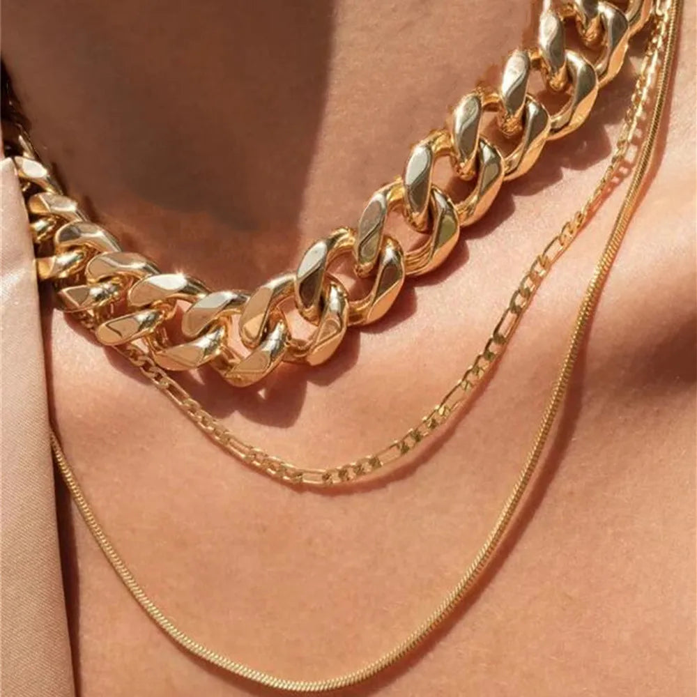 Bohemian Multilayer Handmade Mixed Chain For Woman Fashion Necklaces Water Droplet Crystal Pendant Jewelry Gift 2023 New