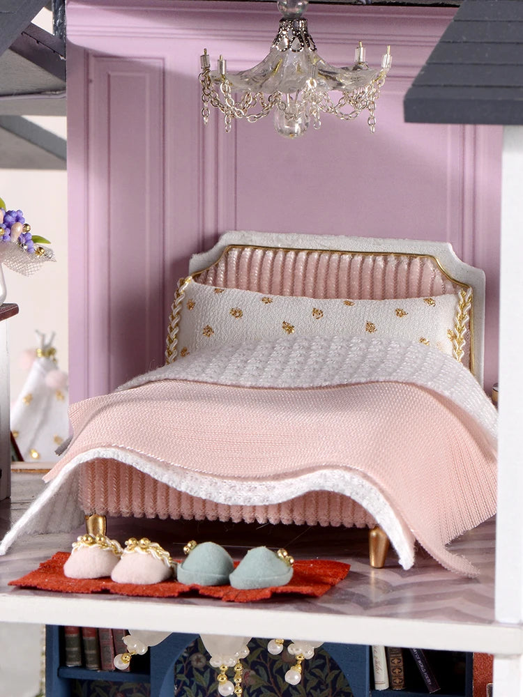Children's wooden creative handmade DIY small villa toys 14+teenagers' adult birthday gifts for romantic girlfriends' houses